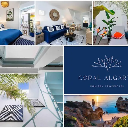 Coral Promenade Old Town Townhouse, Roofterrace 3br Near Beaches Portimão
